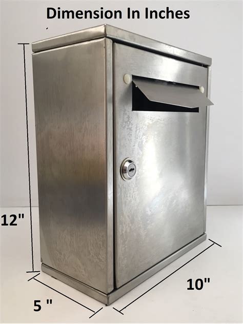 stainless steel letter box